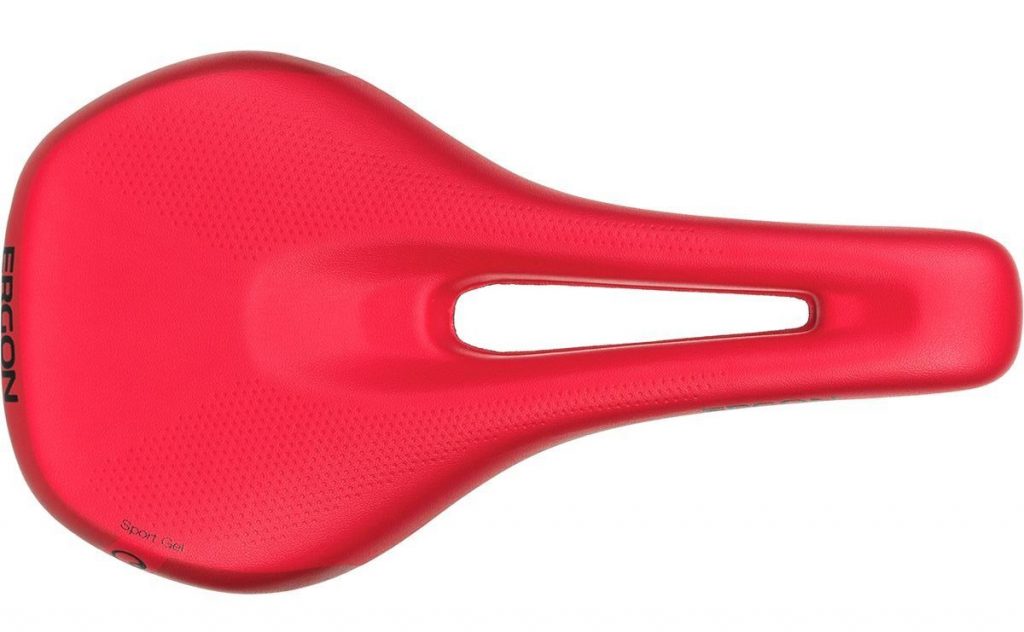 ergon sm womens saddle top view