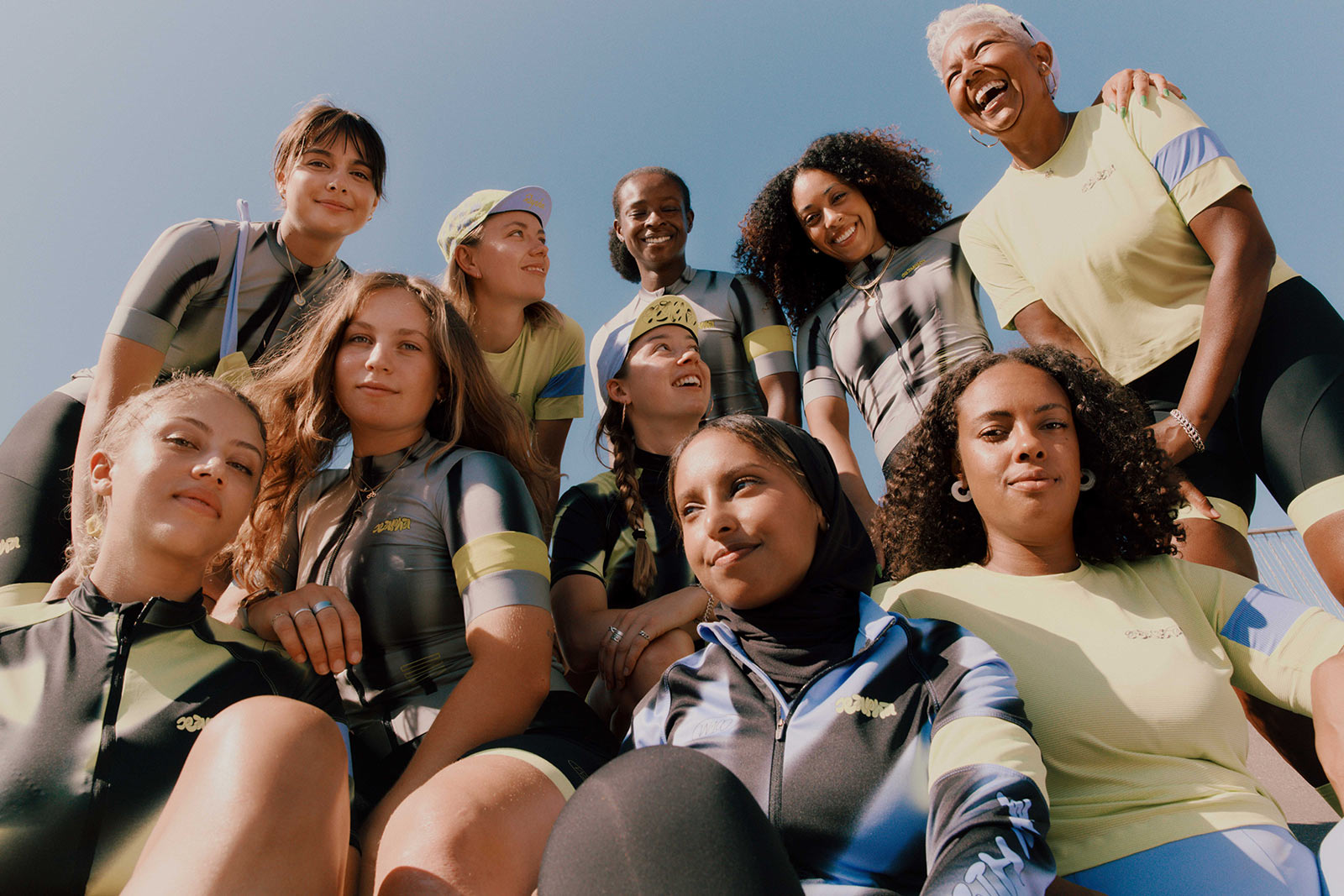 Rapha Women's 100 10th anniversary 100k riders, 2022 special edition kit, group