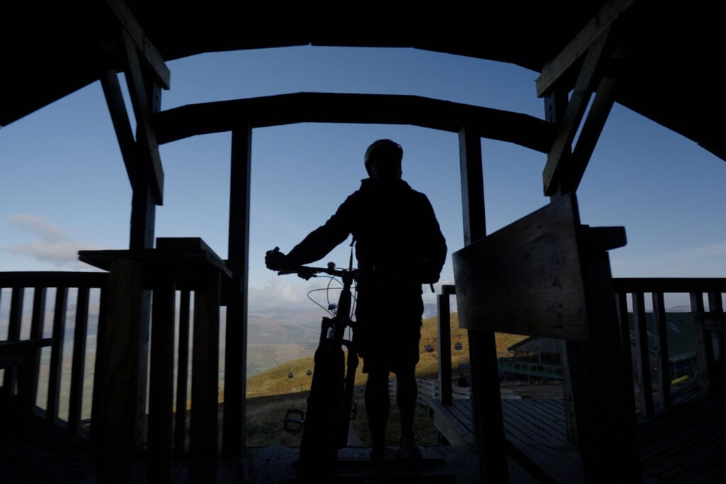 scotland trail therapy programme supports mental health with mountain biking lochaber fort william world cup dh track start hut