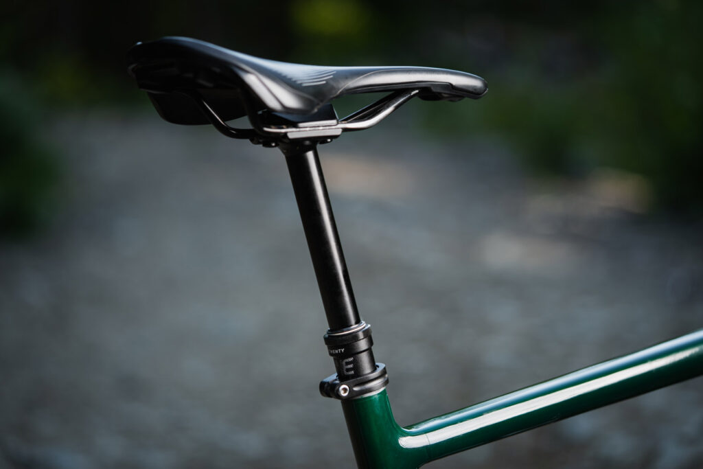 oneup dropper v2 27.2mm diameter for gravel 120mm drop shimmable in 10mm increments