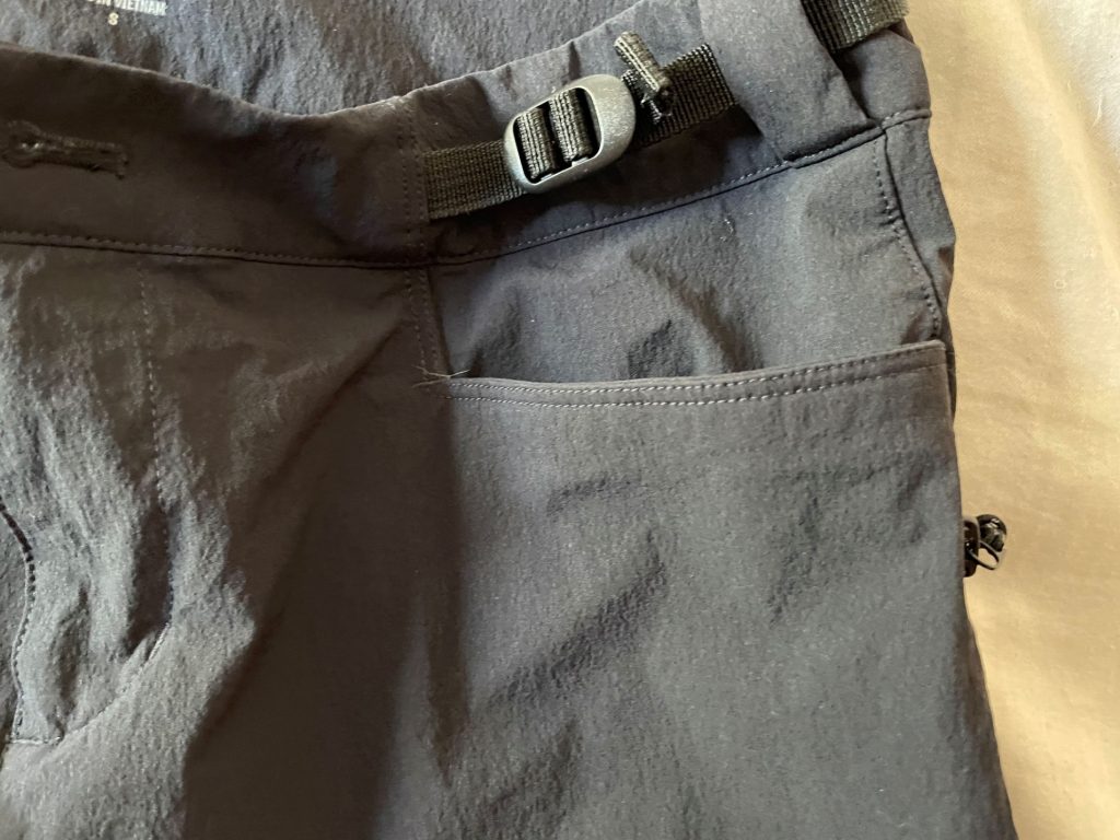 front pockets
