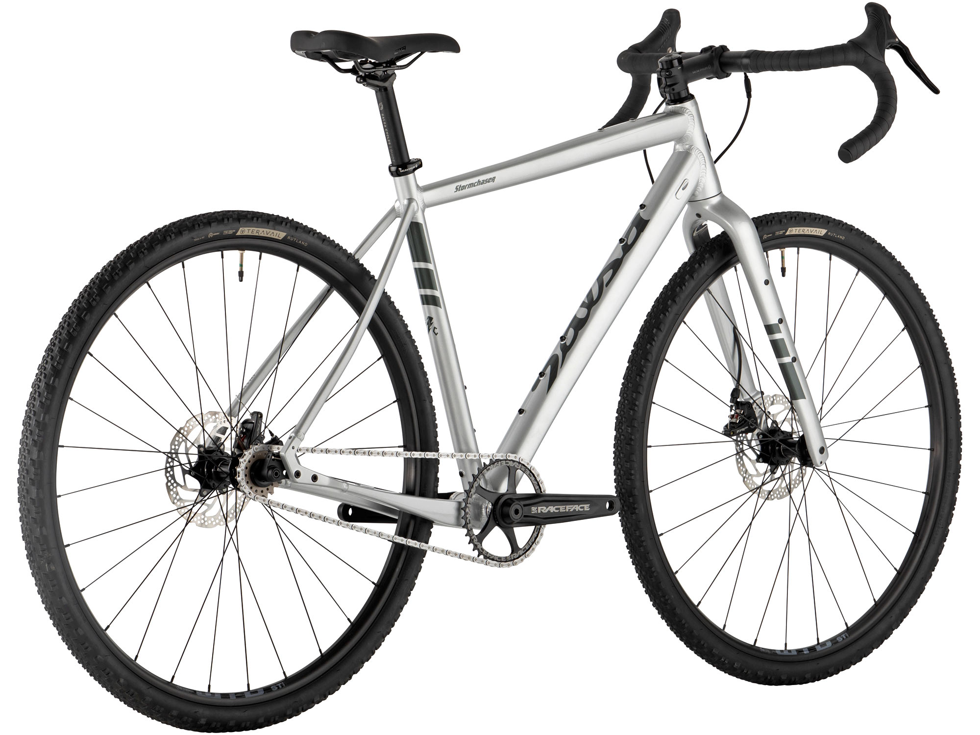 Salsa Stormchaser alloy single-speed gravel bike, anlged